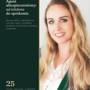 Okładka: agent ubezpieczeniowy od telefonu do spotkania